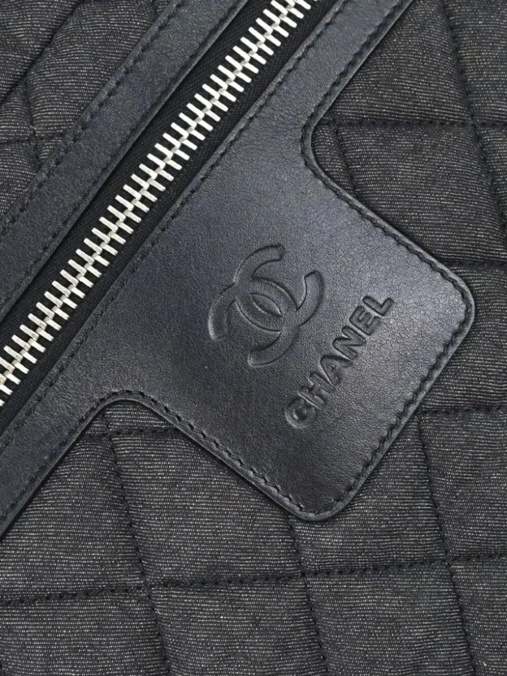 Chanel Black Canvas Coco Cocoon Messenger Shoulder Bag